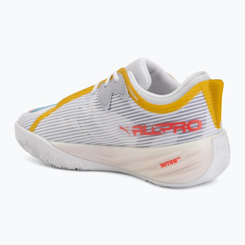 Basketball shoes PUMA All-Pro NITRO 2 puma white/sunblaze 3