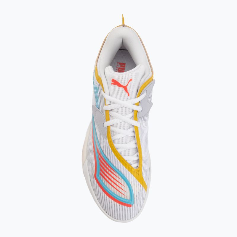 Basketball shoes PUMA All-Pro NITRO 2 puma white/sunblaze 5