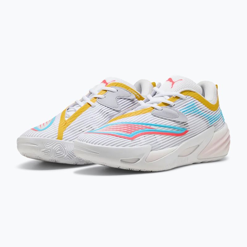 Basketball shoes PUMA All-Pro NITRO 2 puma white/sunblaze 3