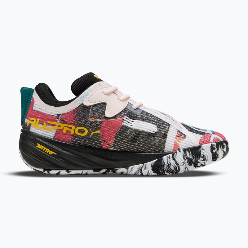 Basketball shoes PUMA All-Pro NITRO 2 puma black/jasmine flower 2