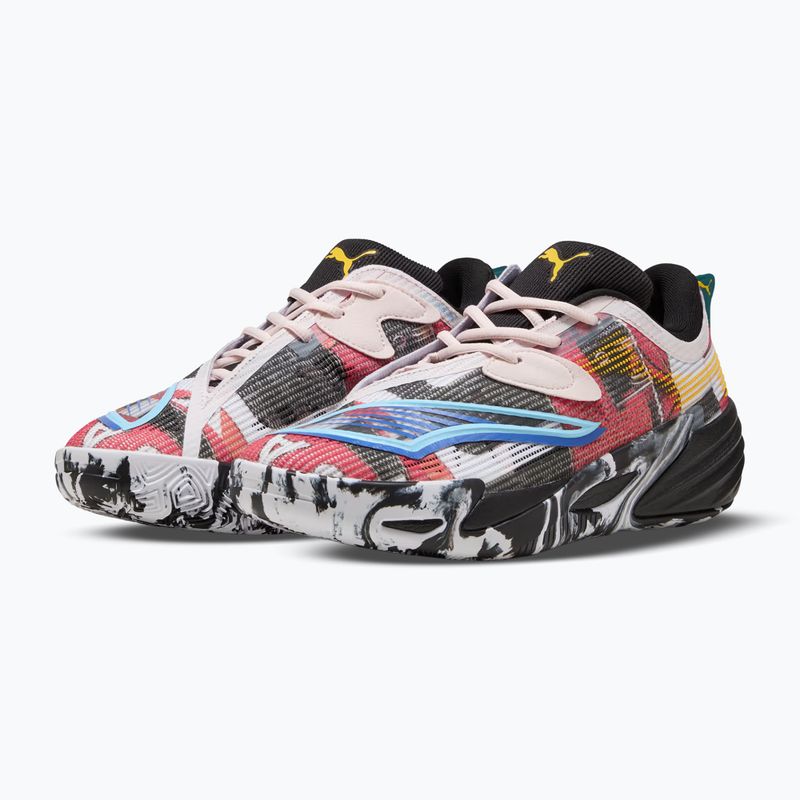 Basketball shoes PUMA All-Pro NITRO 2 puma black/jasmine flower 3