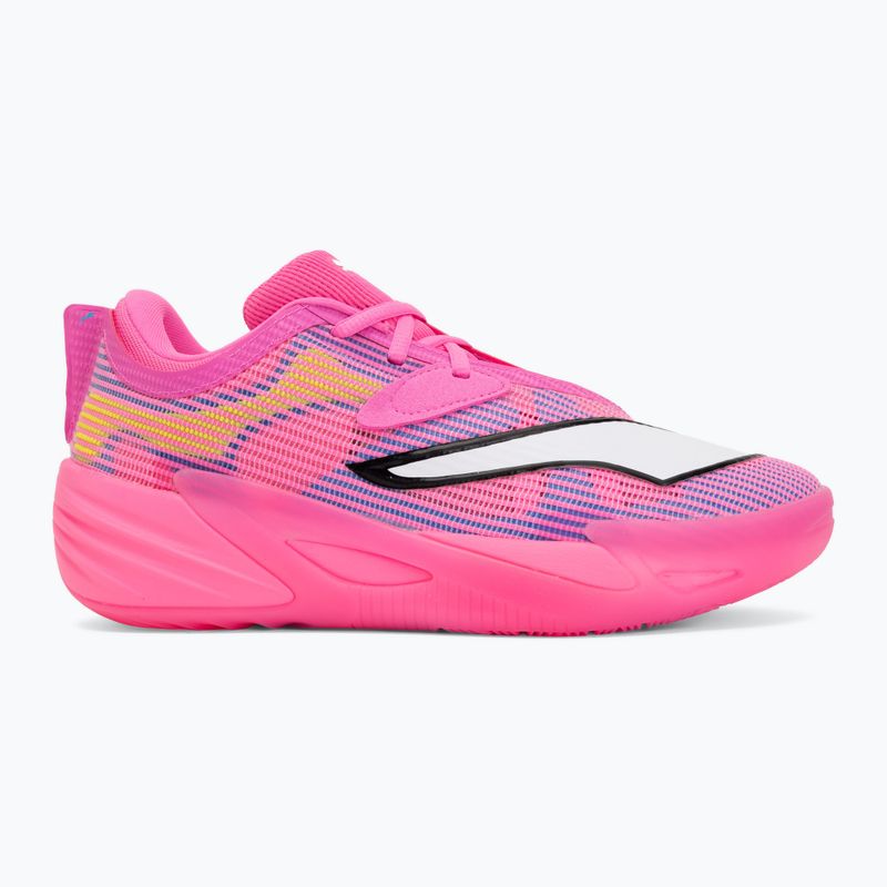 Basketball shoes PUMA All-Pro NITRO 2 Showtime poison pink/bright aqua/lime squeeze 2