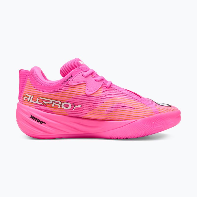 Basketball shoes PUMA All-Pro NITRO 2 Showtime poison pink/bright aqua/lime squeeze 2