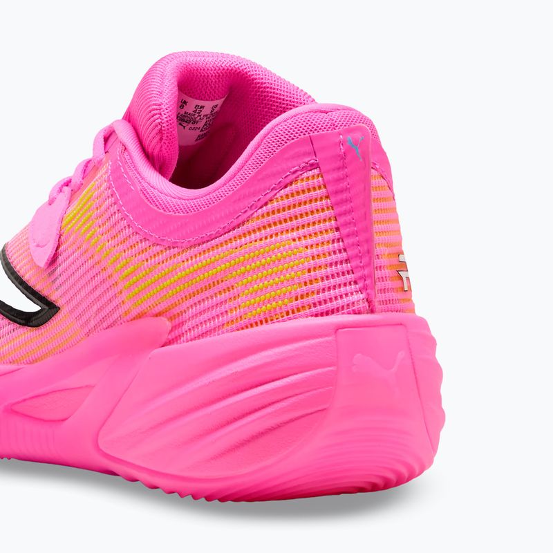 Basketball shoes PUMA All-Pro NITRO 2 Showtime poison pink/bright aqua/lime squeeze 5