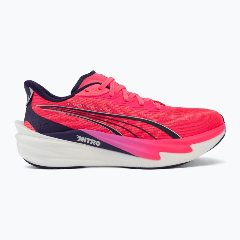 Women's running shoes PUMA x HYROX Deviate Nitro 4 pink 2