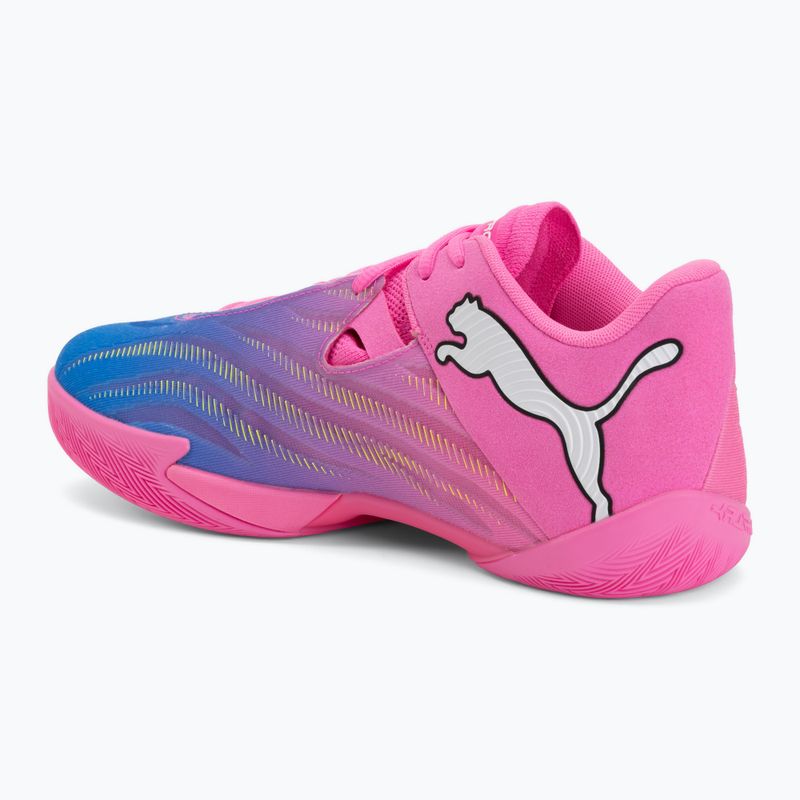 Basketball shoes PUMA All-Pro NITRO 2 Elite poision pink/ultra blue/lime squeeze 3