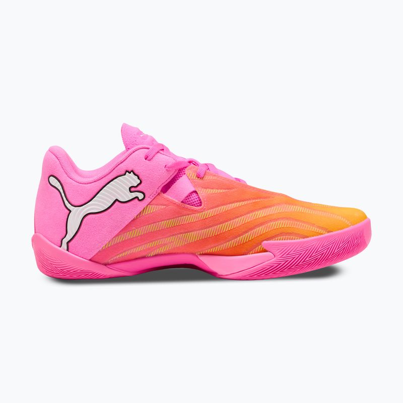 Basketball shoes PUMA All-Pro NITRO 2 Elite poision pink/ultra blue/lime squeeze 2