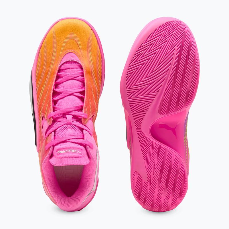 Basketball shoes PUMA All-Pro NITRO 2 Elite poision pink/ultra blue/lime squeeze 4