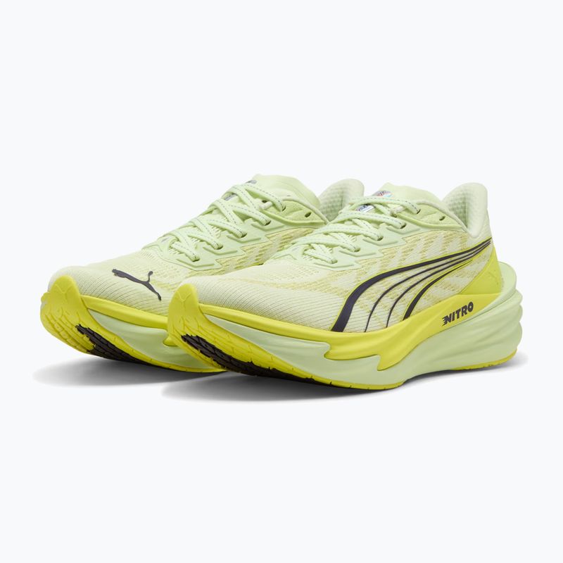 Women's running shoes PUMA Deviate Nitro 4 green 3