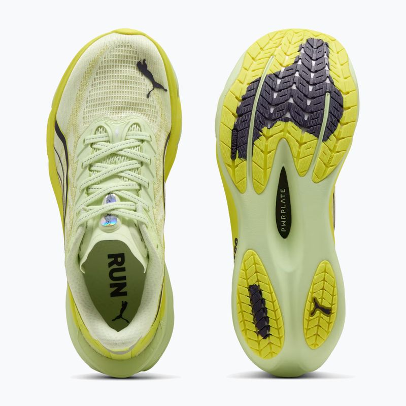 Women's running shoes PUMA Deviate Nitro 4 green 5