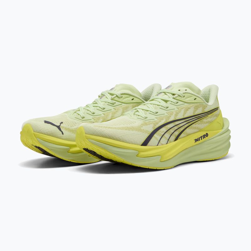 Men's running shoes PUMA Deviate Nitro 4 green 3
