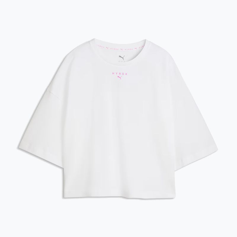 Women's Training T-Shirt PUMA x HYROX Cropped Lifestyle Tee white