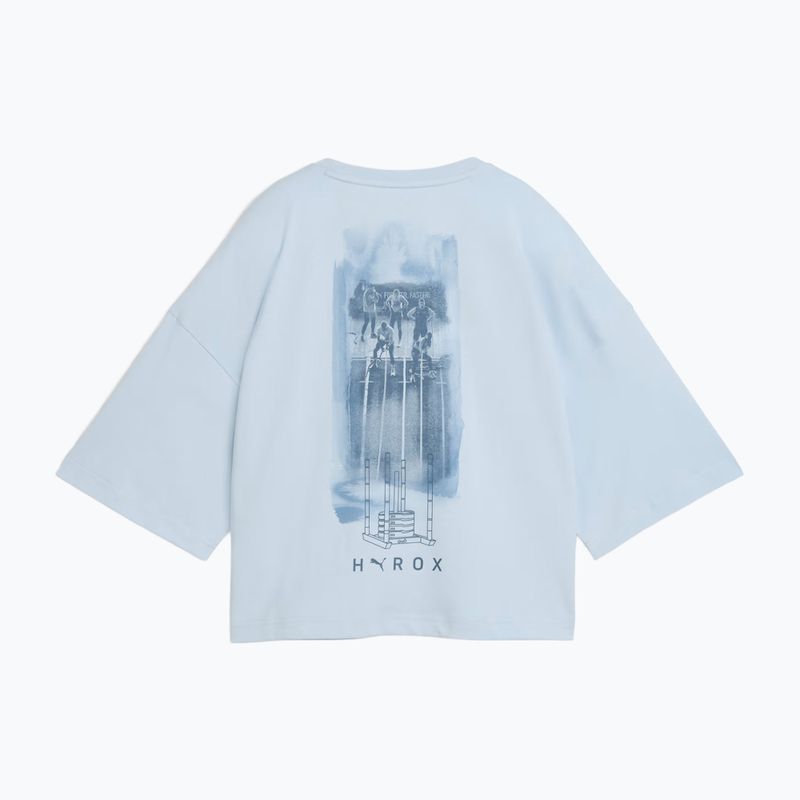 Women's Training T-Shirt PUMA x HYROX Cropped Lifestyle Tee gray 5