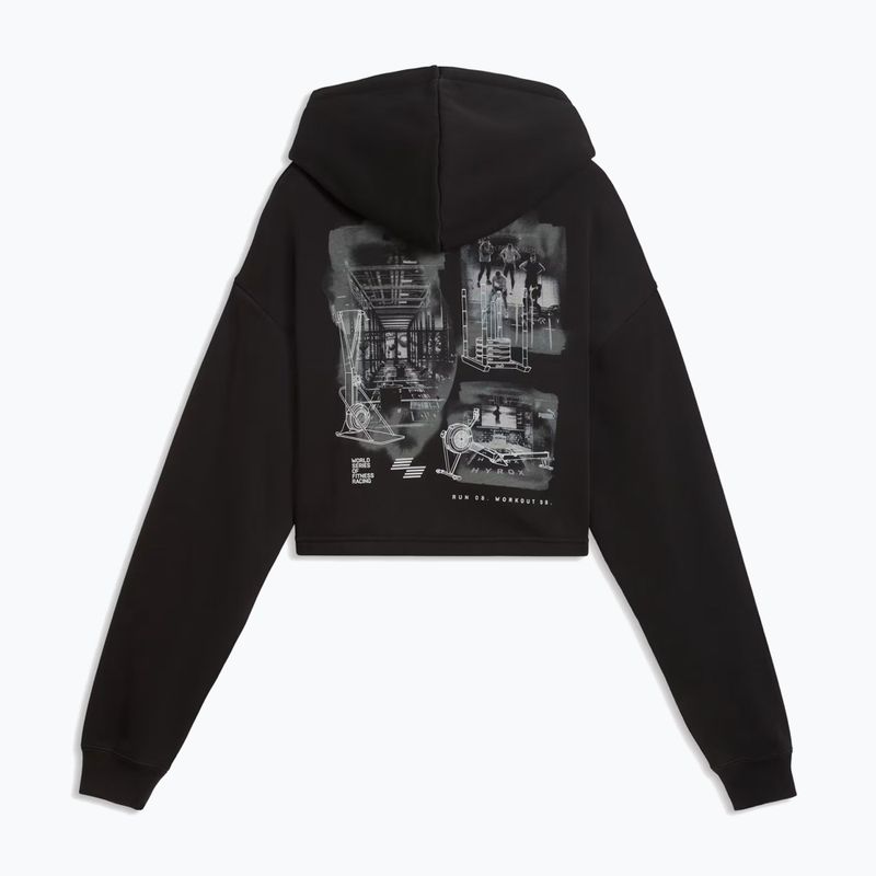 Women's training sweatshirt PUMA x HYROX Heavyweight Hoodie black 2