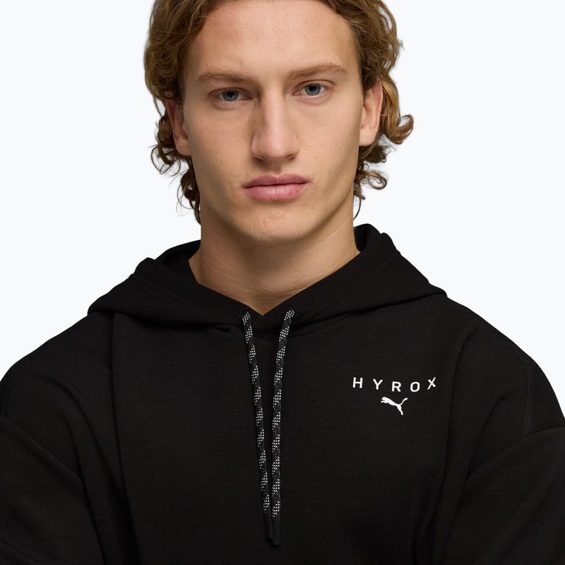 Men's training sweatshirt PUMA x HYROX Cloudspun Hoodie black 4