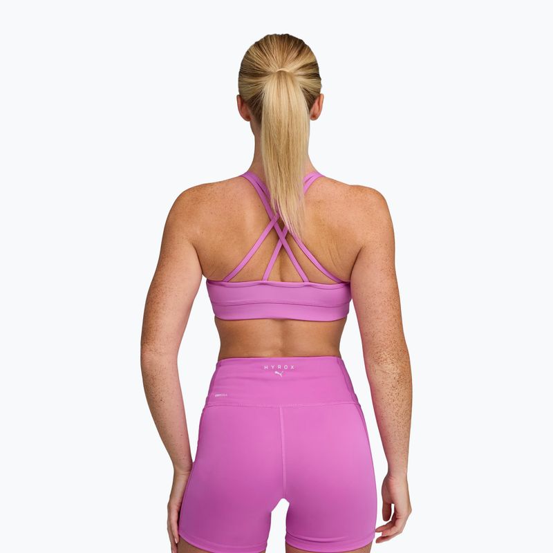 PUMA x HYROX Move Strappy pink training bra 2