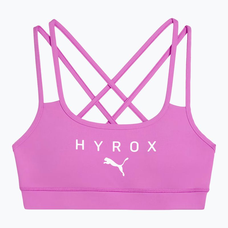 PUMA x HYROX Move Strappy pink training bra 4
