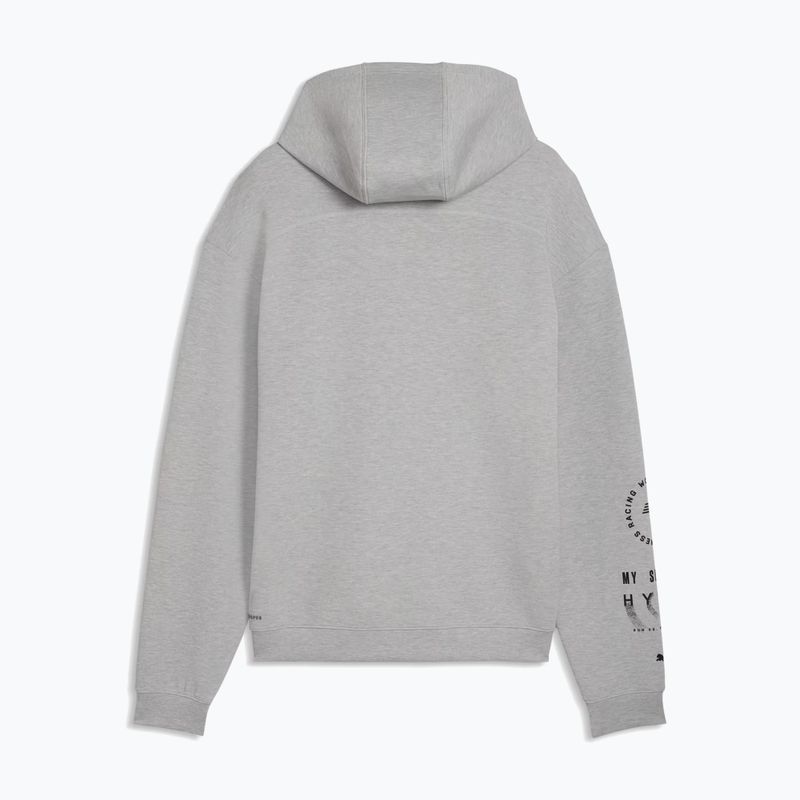 Men's training sweatshirt PUMA x HYROX Cloudspun Hoodie gray 2