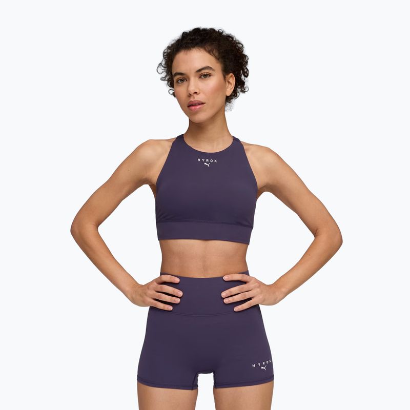 PUMA x HYROX Shapeluxe High Neck Training Bra purple