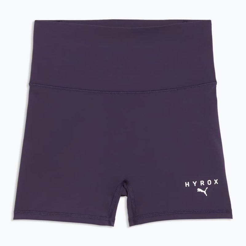 Women's training shorts PUMA x HYROX Shapeluxe 3" Tight deep plum 4