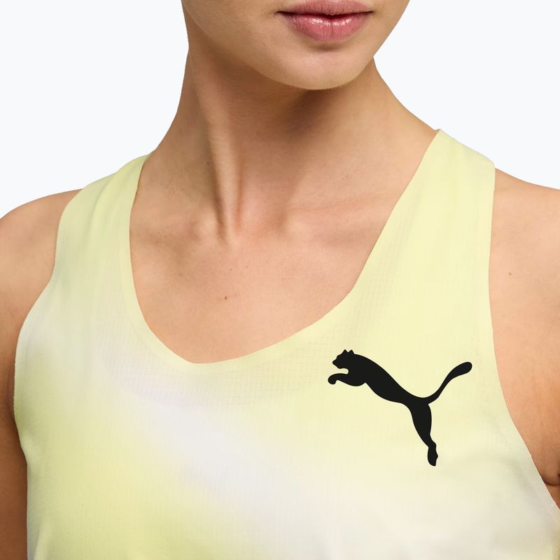 Women's running shirt PUMA Lightspeed Ultraweave Graphic Singlet silver mist 4