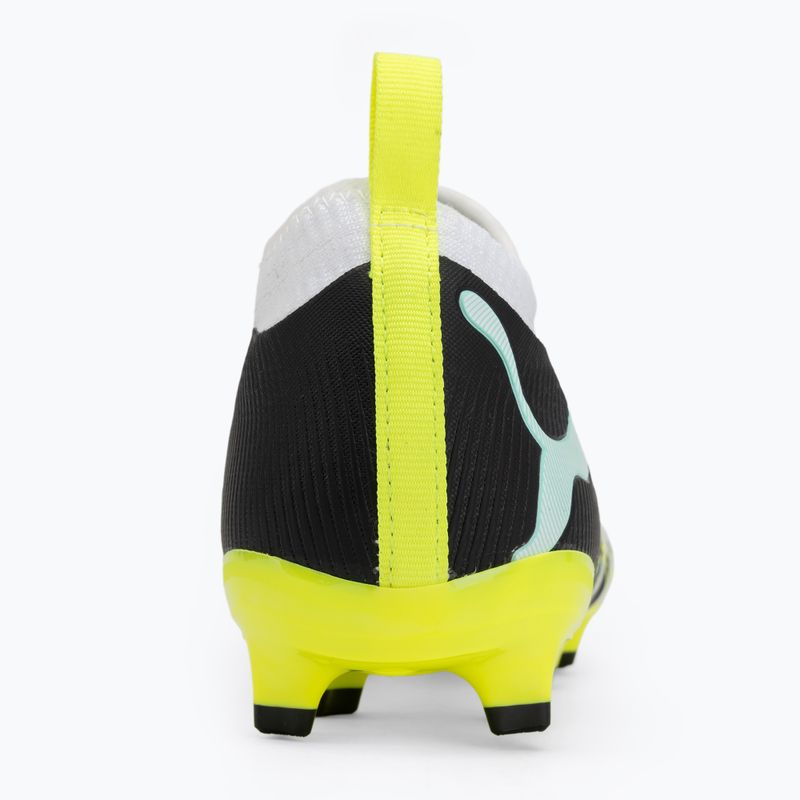 Children's football boots PUMA Future 9 Match Creativity Fg/Ag Jr yellow alert/mint jelly/puma white/puma black 6