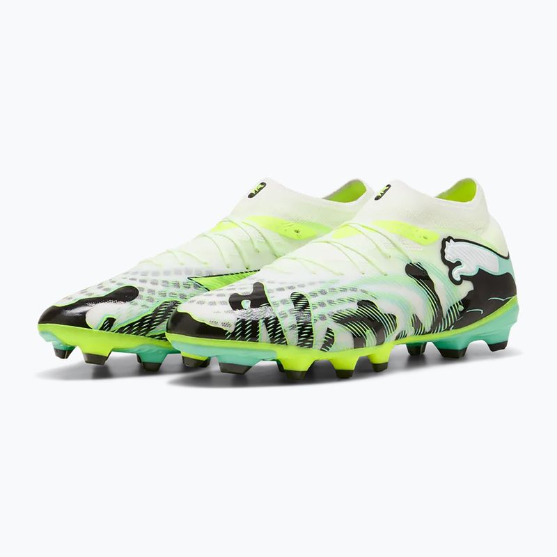 Football boots PUMA Future 9 Pro Ctivity Fg/Ag yellow alert/mint jelly/puma white/puma black 10