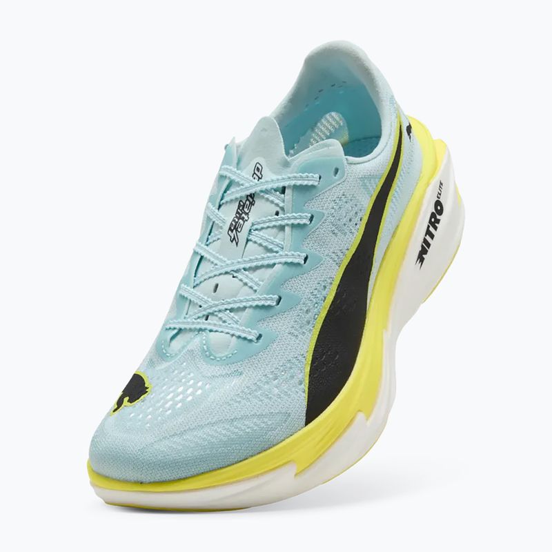 Women's running shoes Puma Deviate Nitro Elite 4 Fresh Water/Lemon Crush/Puma Black 3