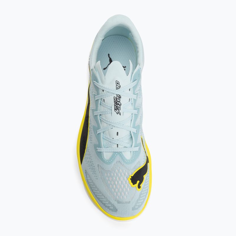 Women's running shoes Puma Deviate Nitro Elite 4 Fresh Water/Lemon Crush/Puma Black 5