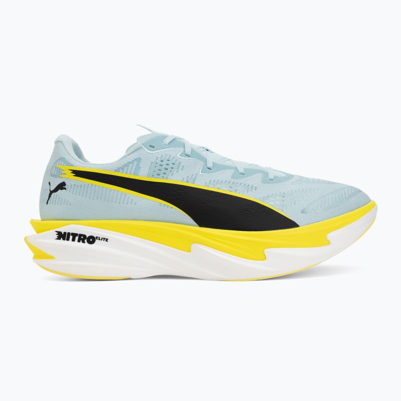 Men's running shoes Puma Deviate Nitro Elite 4 Fresh Water/Lemon Crush/Puma Black 2