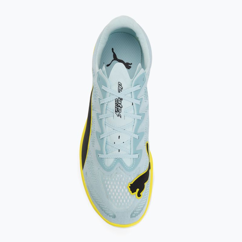 Men's running shoes Puma Deviate Nitro Elite 4 Fresh Water/Lemon Crush/Puma Black 5