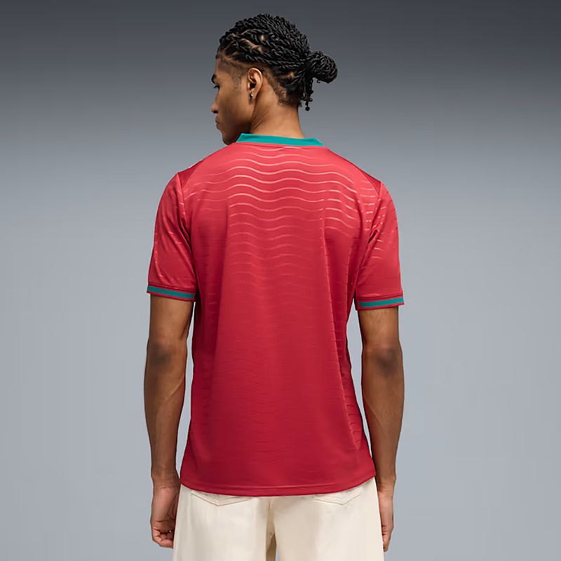 Men's football shirt PUMA FPF Portugal Home Jersey Replica Club red/green 3