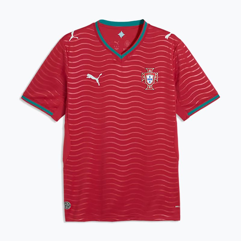 Men's football shirt PUMA FPF Portugal Home Jersey Replica Club red/green 6