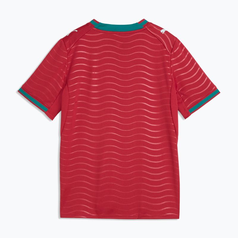 Children's football shirt PUMA FPF Portugal Home Jersey Replica Club Jr red/green 2