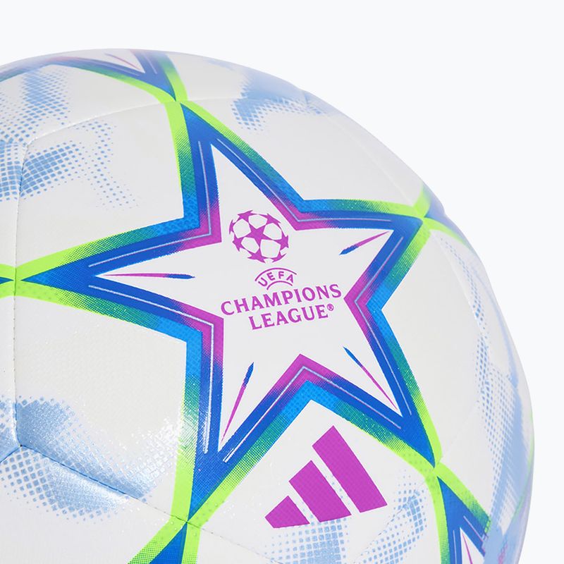 Football adidas UEFA Champions League Training 26/27 white/purple burst/glory blue 3