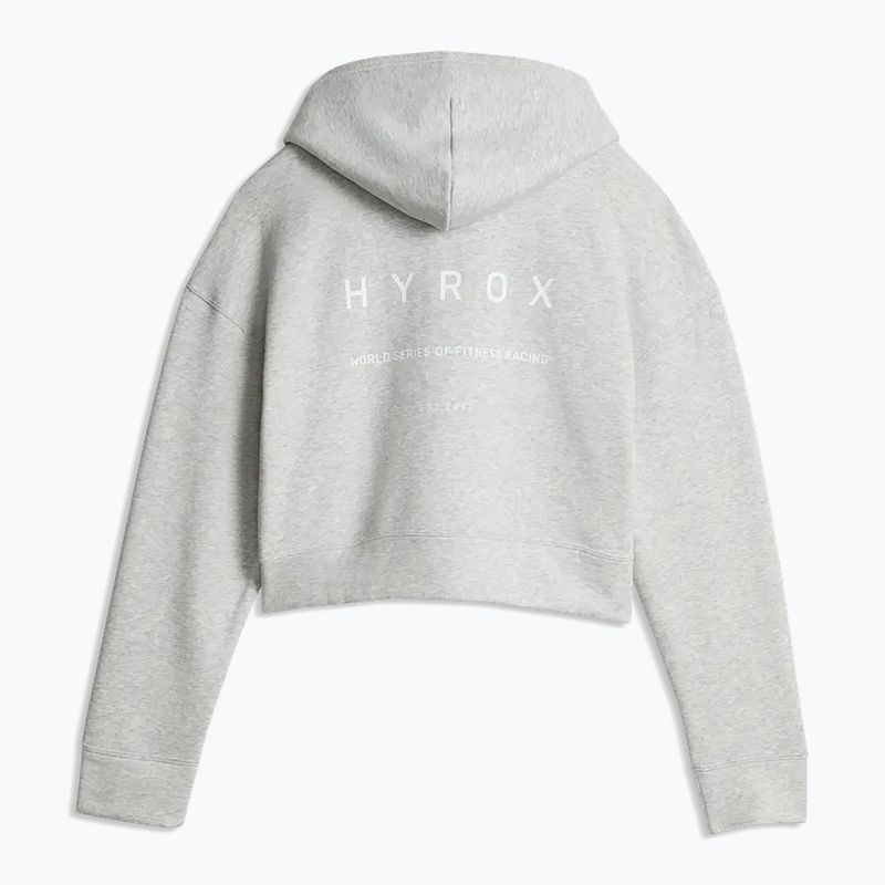 Women's sweatshirt Puma Hyrox World Cropped Hoodie light grey 2