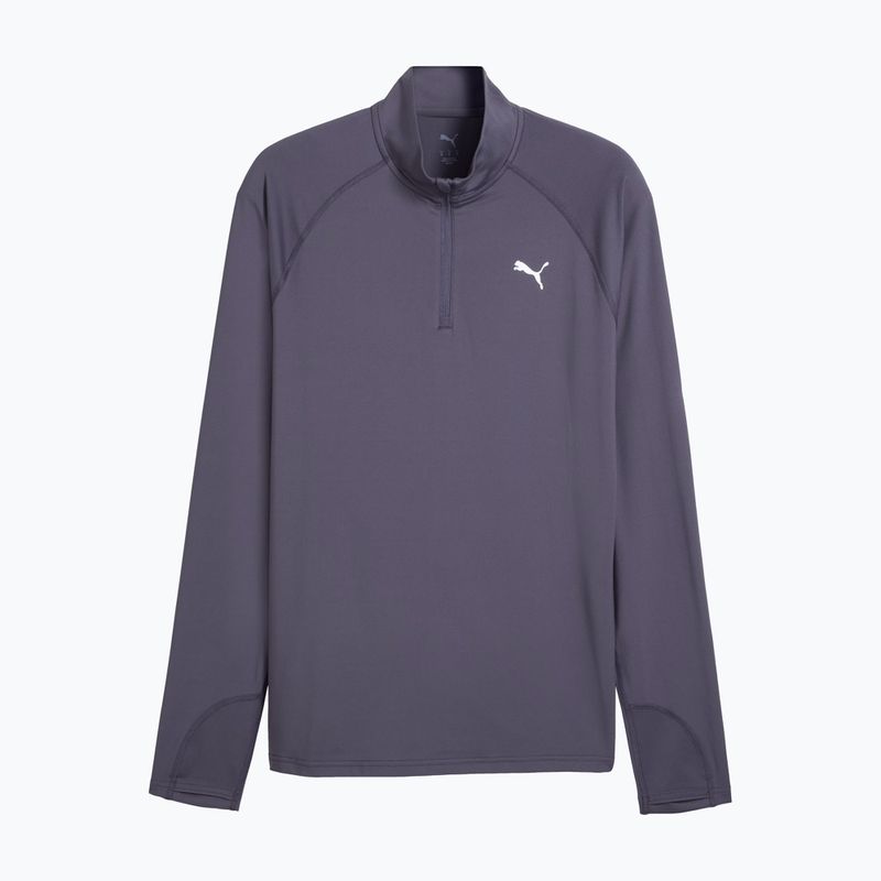 Men's running sweatshirt PUMA Run Velocity Cloudspun 1/4 Zip inky depths 4