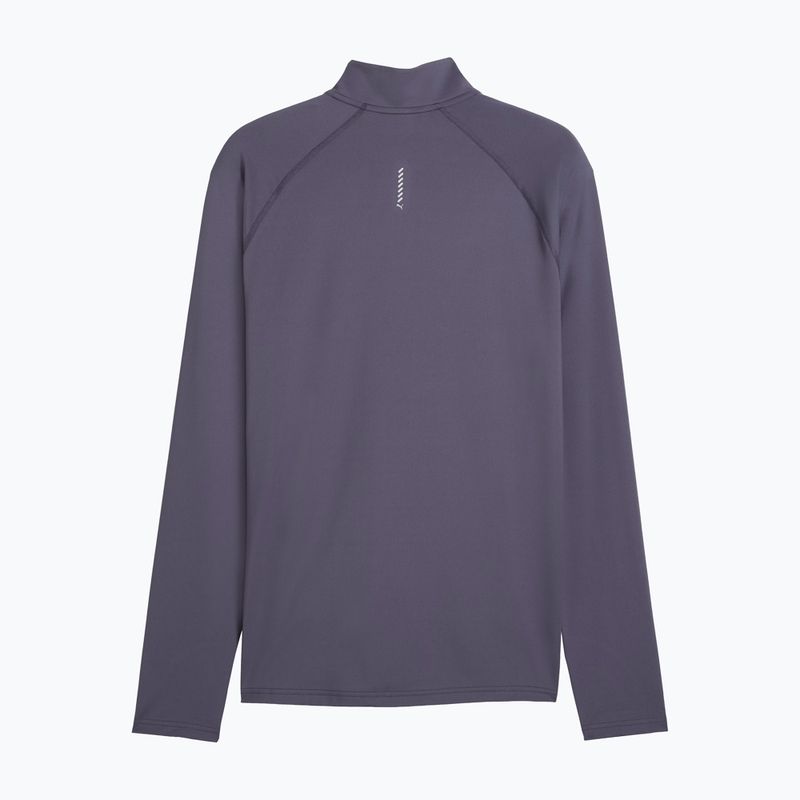 Men's running sweatshirt PUMA Run Velocity Cloudspun 1/4 Zip inky depths 5