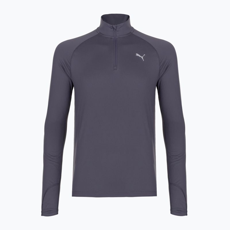 Men's running sweatshirt PUMA Run Velocity Cloudspun 1/4 Zip inky depths 4