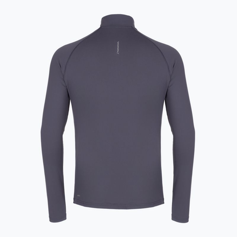 Men's running sweatshirt PUMA Run Velocity Cloudspun 1/4 Zip inky depths 5