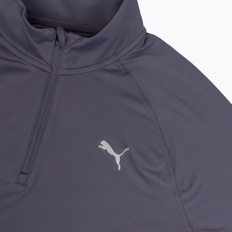 Men's running sweatshirt PUMA Run Velocity Cloudspun 1/4 Zip inky depths 6