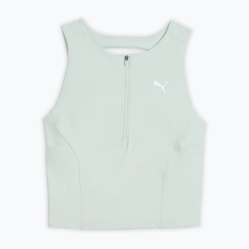 Women's running top PUMA Run Lightstride Crop Top creme de mint 5