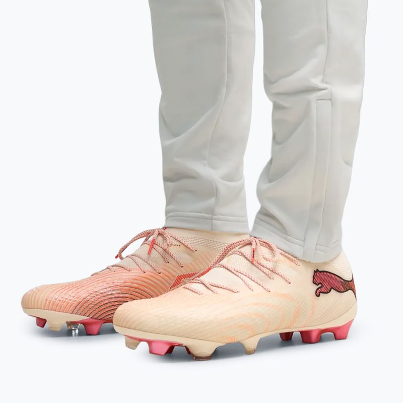 Football boots PUMA Future 9 Ultimate FG sugared almond/puma white/ultra red/puma black 6