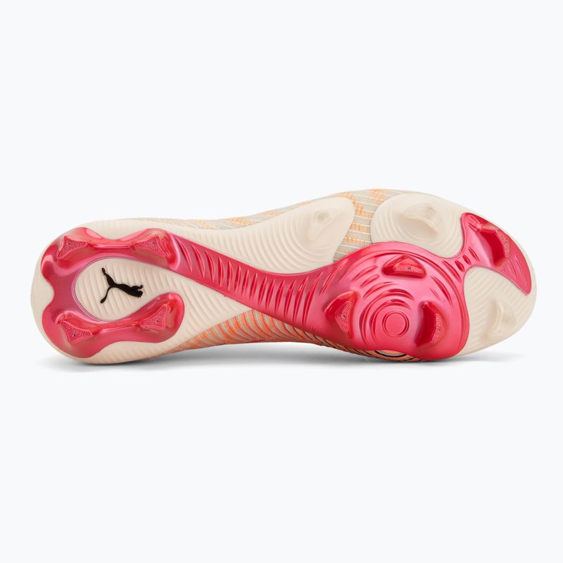 Football boots PUMA Future 9 Ultimate FG sugared almond/puma white/ultra red/puma black 4