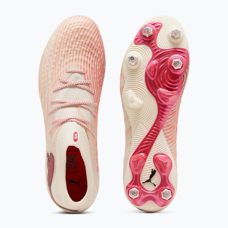 Football boots PUMA Future 9 Ultimate MxSG sugared almond/puma white/ultra red/puma black 3