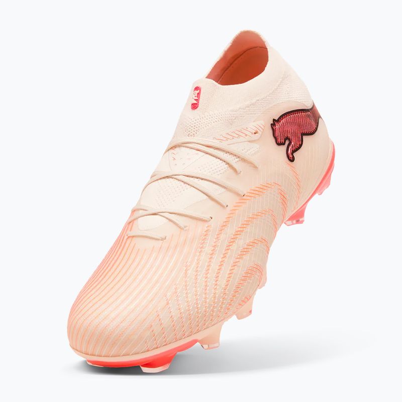 Football boots PUMA Future 9 Pro FG/AG sugared almond/puma white/ultra red/puma black 4