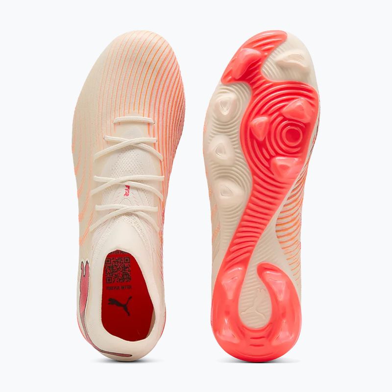 Football boots PUMA Future 9 Match FG/AG sugared almond/puma white/ultra red/puma black 5