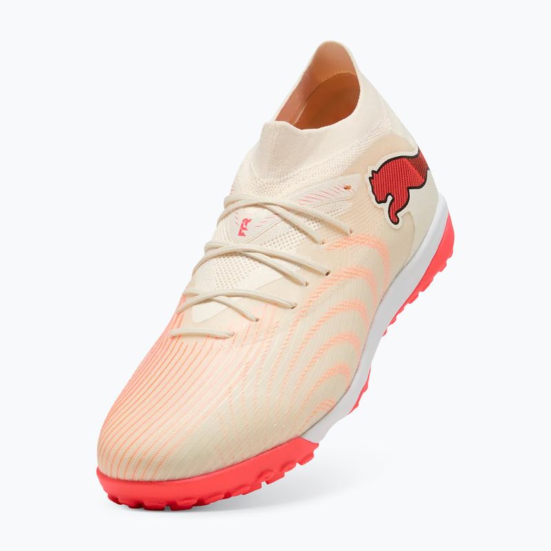 Football boots PUMA Future 9 Match TT sugared almond/puma white/ultra red/puma black 4