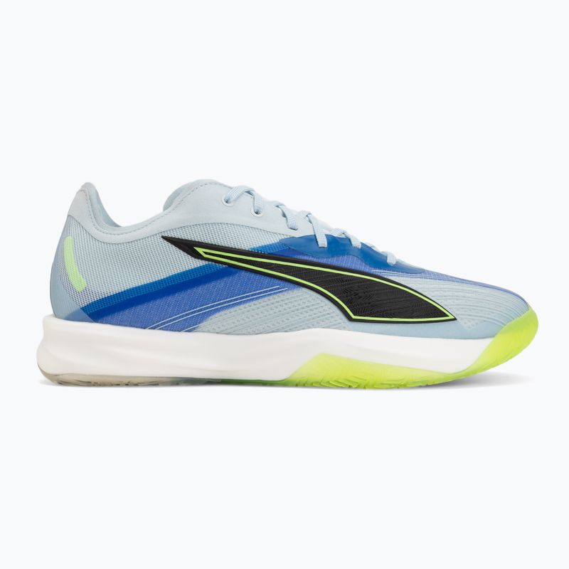 Handball shoes PUMA Accelerate Nitro SQD 5 aqua glow/puma black/green glare/royal sapphire 2