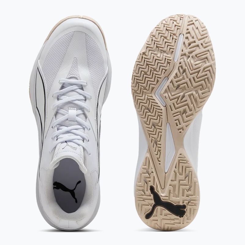 Men's handball shoes PUMA Accelerate Pro 5 white 4